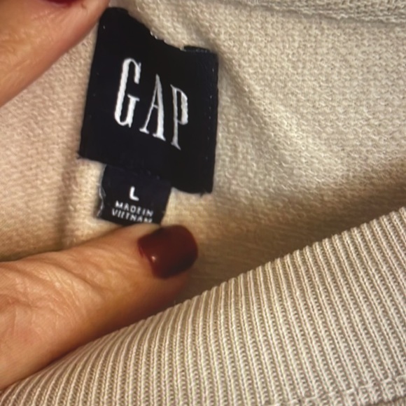 Gap, leopard, print lady sweatshirt, balloon sleeves, size ladies, large - Picture 2 of 2